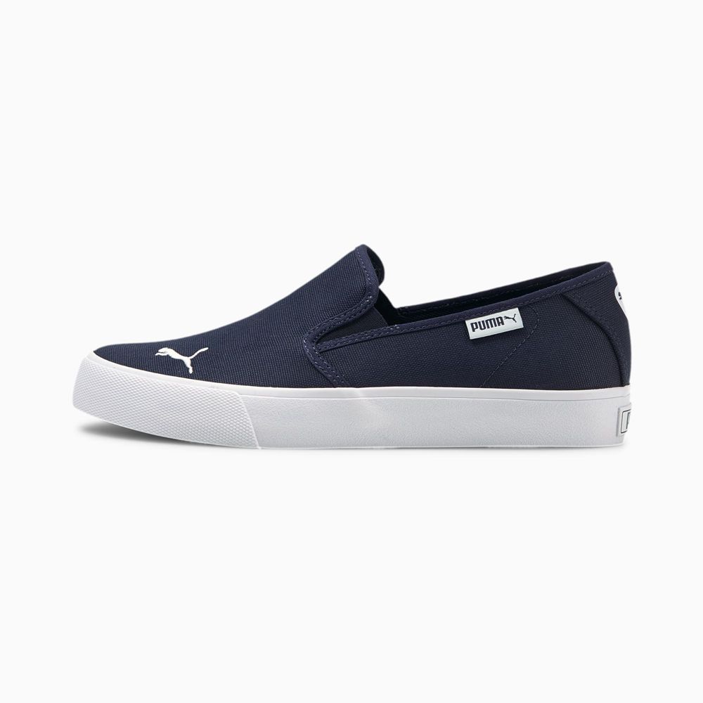 Puma Bari Női Slip On - Sötétkék/Fehér ( Hungary - BYPTK6091 )